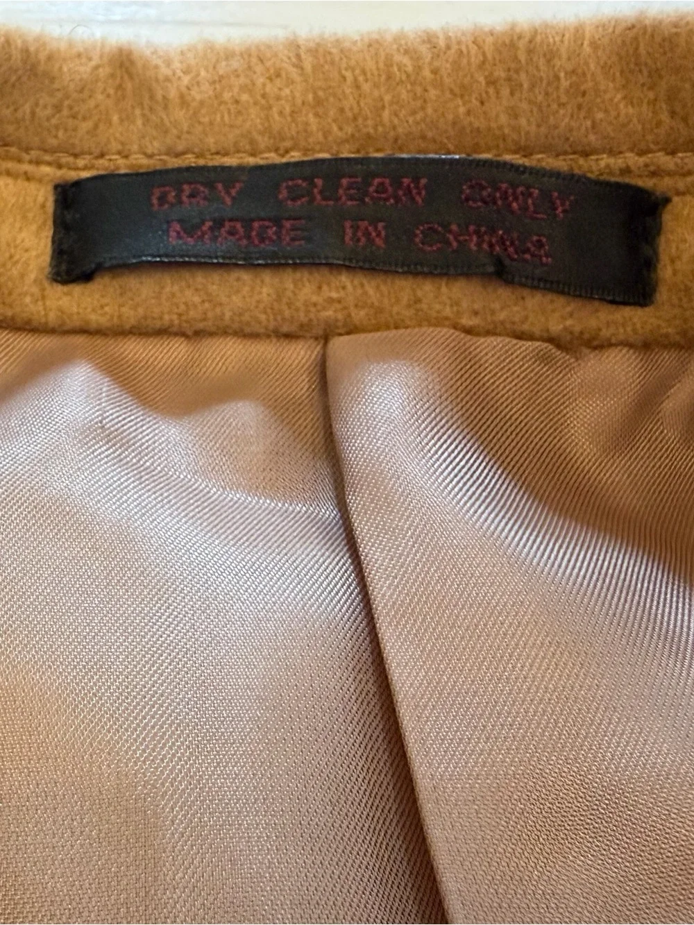 Irvine Park Men's 44R Cashmere Felt Tan 2-Button Single-Breasted Blazer Jacket